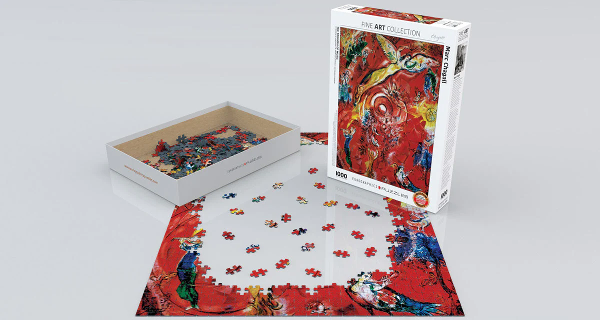 Puzzle: Fine Art Masterpieces - The Triumph of Music by Marc Chagall - Image 2
