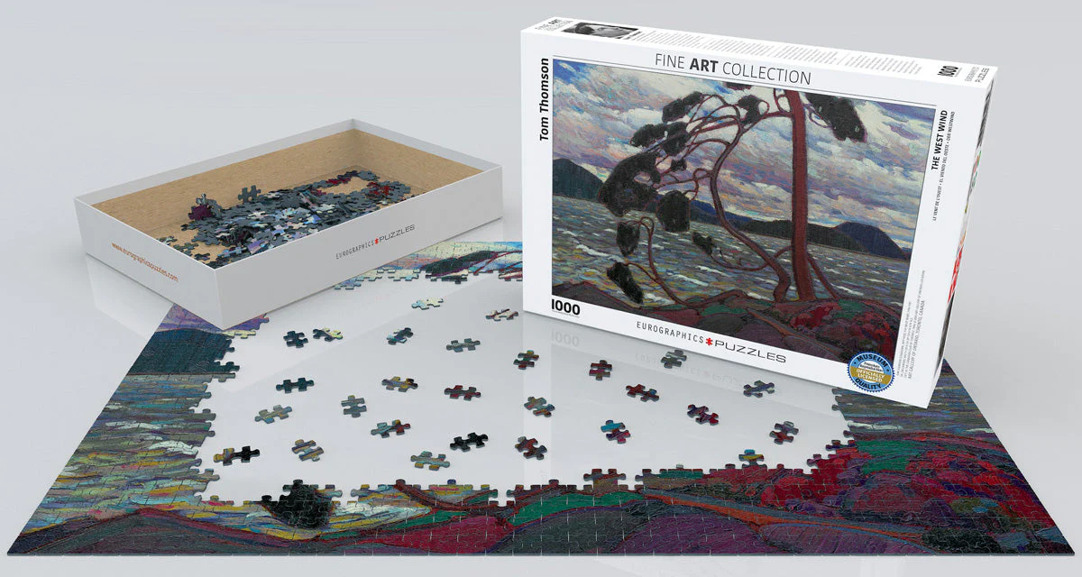 Puzzle: Fine Art Masterpieces - The West Wind by Tom Thomson - Image 2