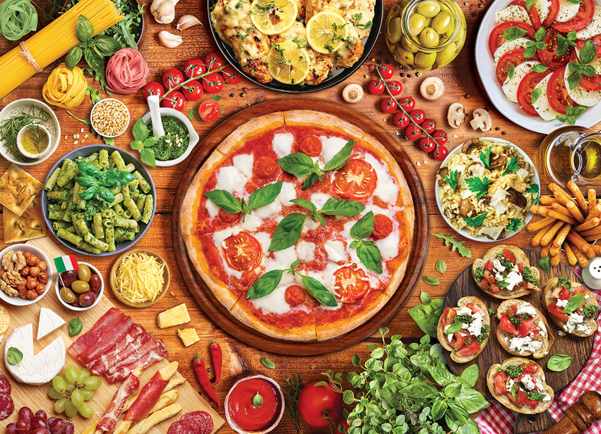 Puzzle: Flavors of the World - Italian Table - Image 2