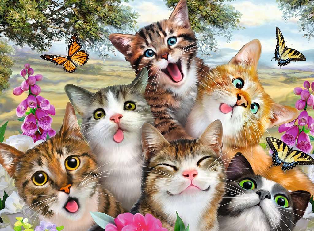 Puzzle: Friendly Felines - Image 2