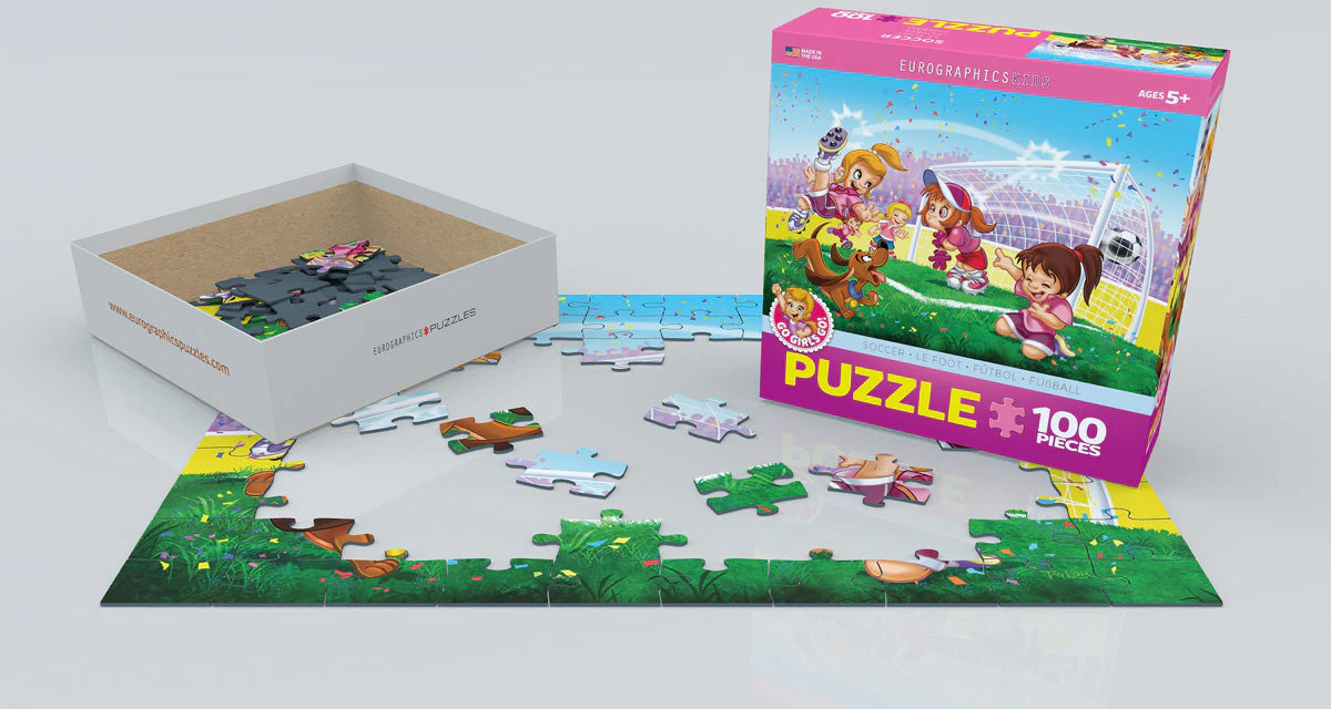 Puzzle: Girl Power - Go Girls Go! Soccer - Image 2