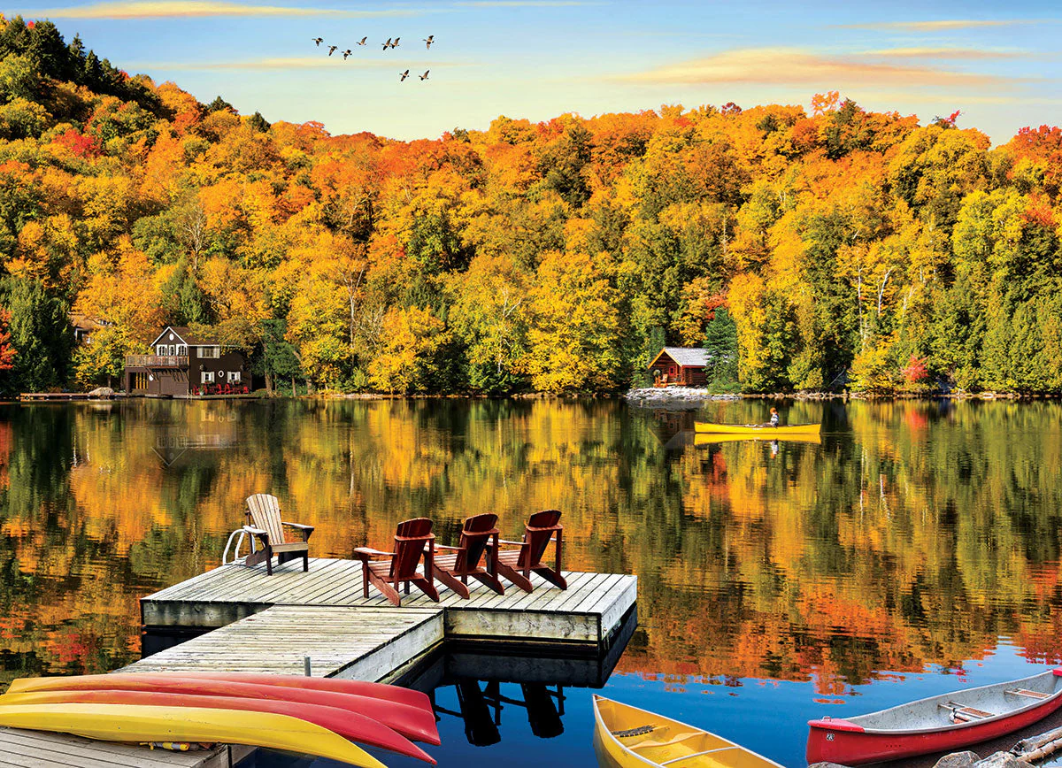 Puzzle: HDR Photography - Lakeside Cottage, Quebec - Image 2