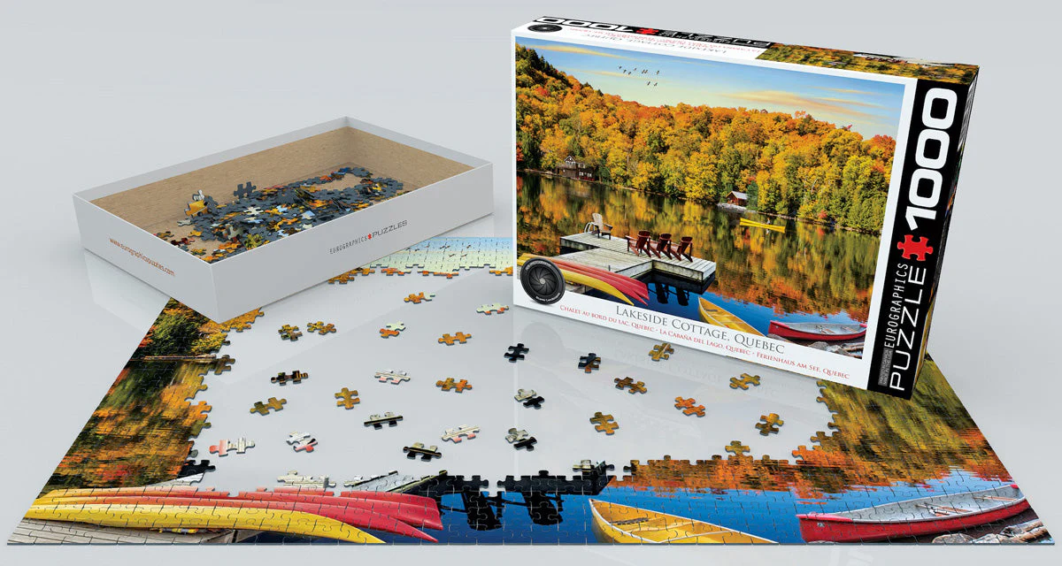 Puzzle: HDR Photography - Lakeside Cottage, Quebec - Image 3