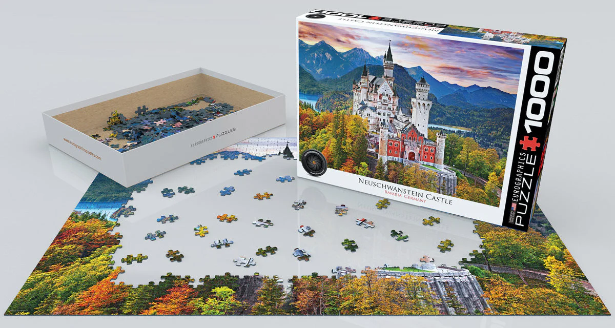 Puzzle: HDR Photography - Neuschwanstein Castle Germany - Image 2