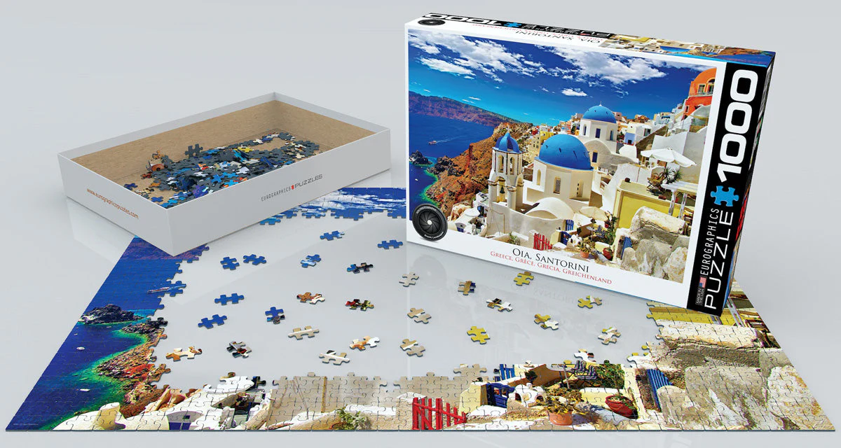Puzzle: HDR Photography - Oia Santorini Greece - Image 2