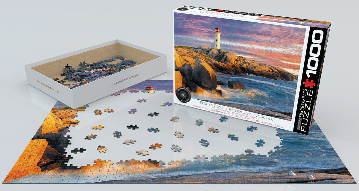 Puzzle: HDR Photography - Peggy’s Cove Lighthouse. Nova Scotia - Image 2