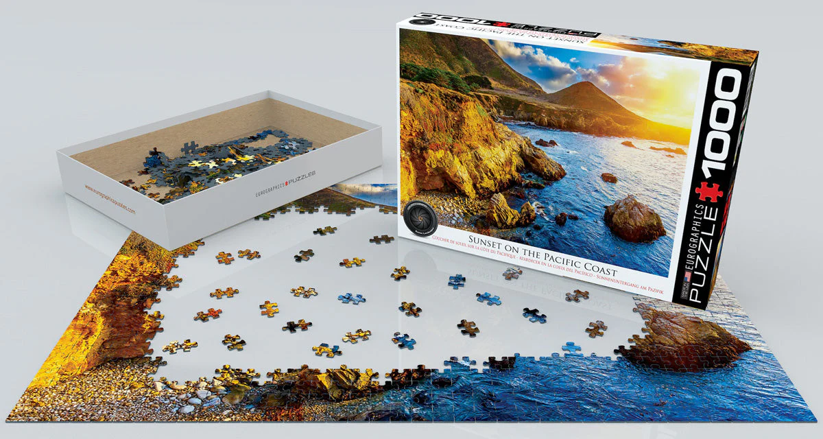 Puzzle: HDR Photography - Sunset on the Pacific Coast - Image 2