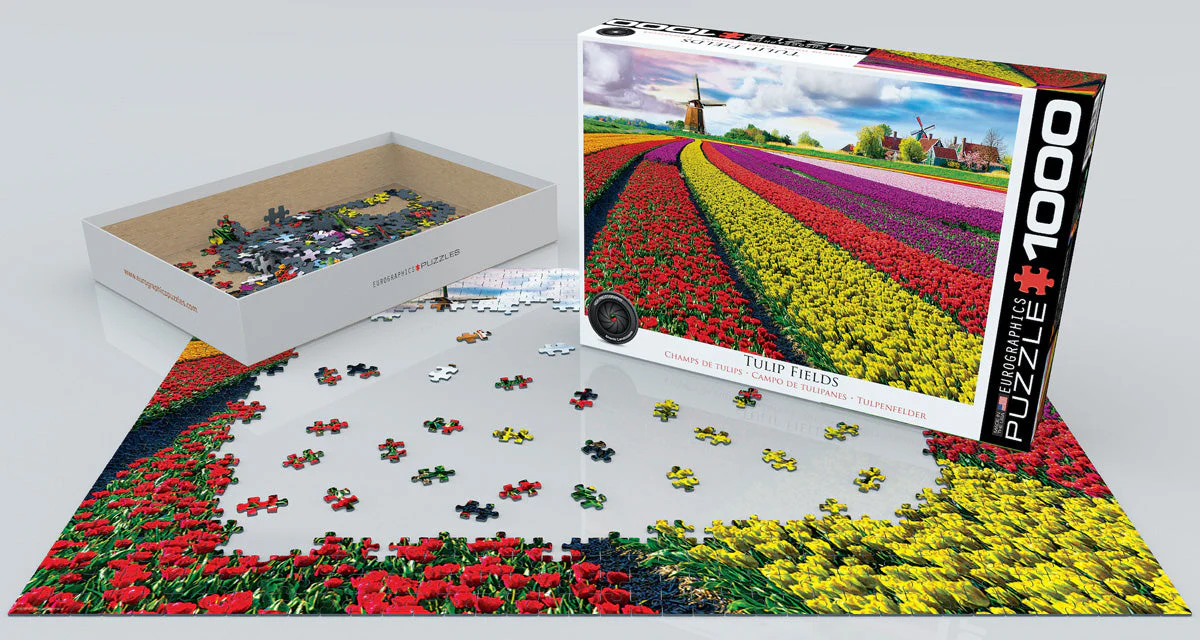 Puzzle: HDR Photography - Tulip Field - Netherlands - Image 2