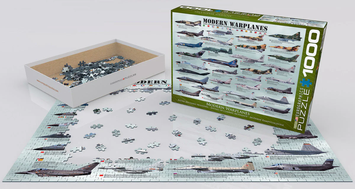 Puzzle: History of Aviation  -  Modern Warplanes - Image 2