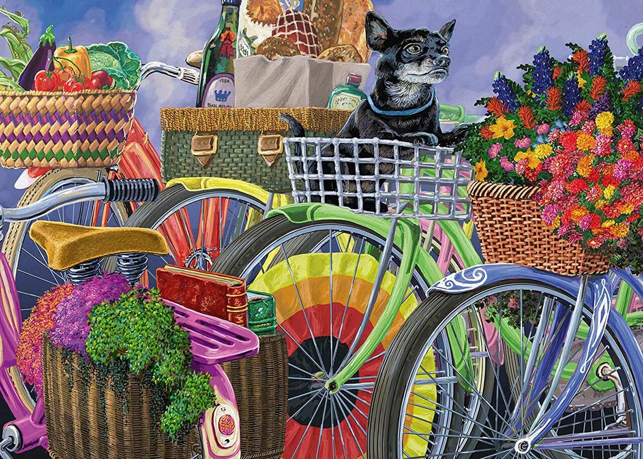 Puzzle: Large Format - Bicycle Group - Image 2