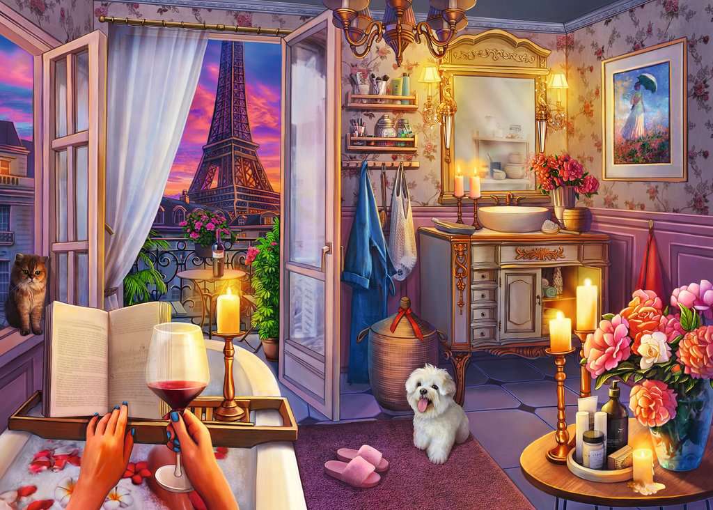 Puzzle: Large Format - Cozy Bathroom - Image 2