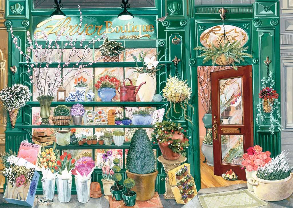 Puzzle: Large Format - Flower Shop - Image 2