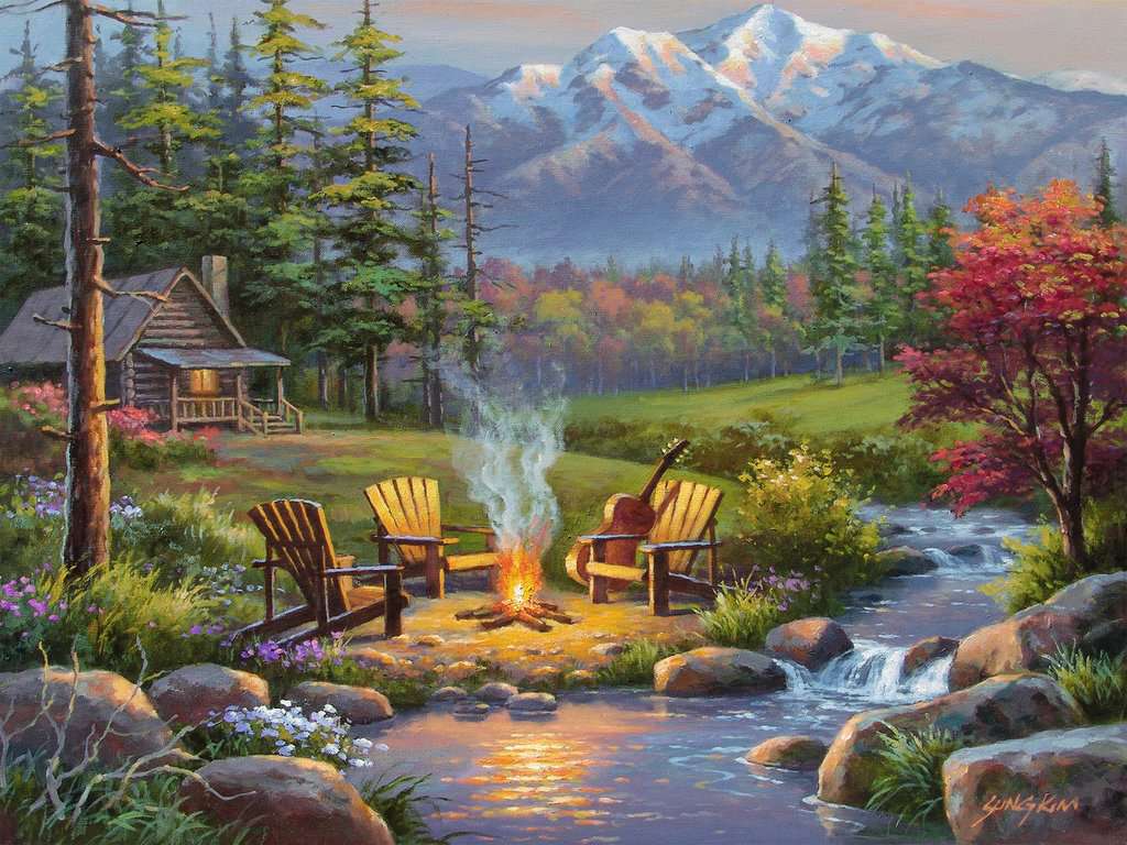 Puzzle: Large Format - Riverside  Livingroom - Image 2
