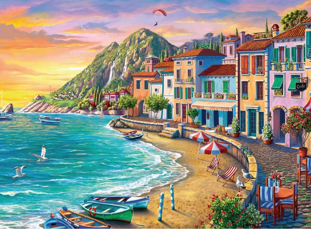 Puzzle: Large Format - Romantic Sunset - Image 2