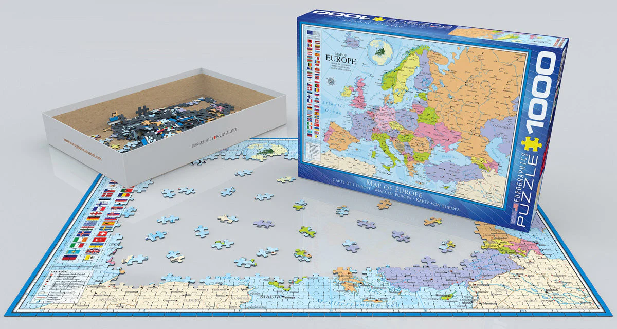 Puzzle: Maps & Flags - Map of Europe - Image 3