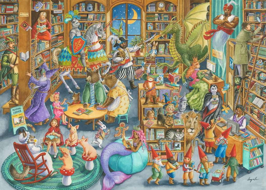 Puzzle: Midnight at The Library - Image 2