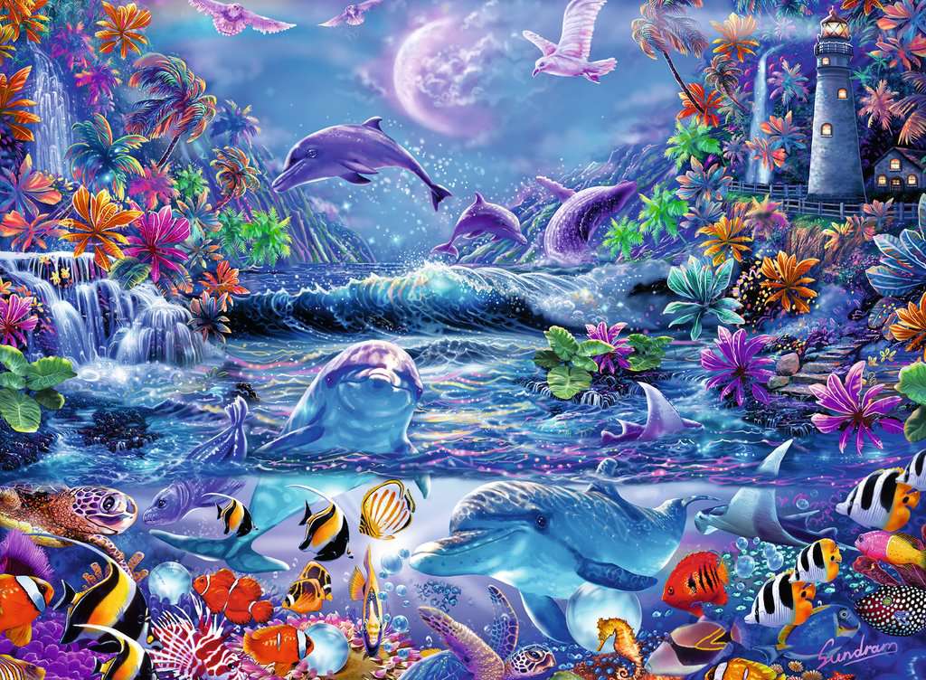 Puzzle: Moonlit Magic - Glow-In-The-Dark - Image 2