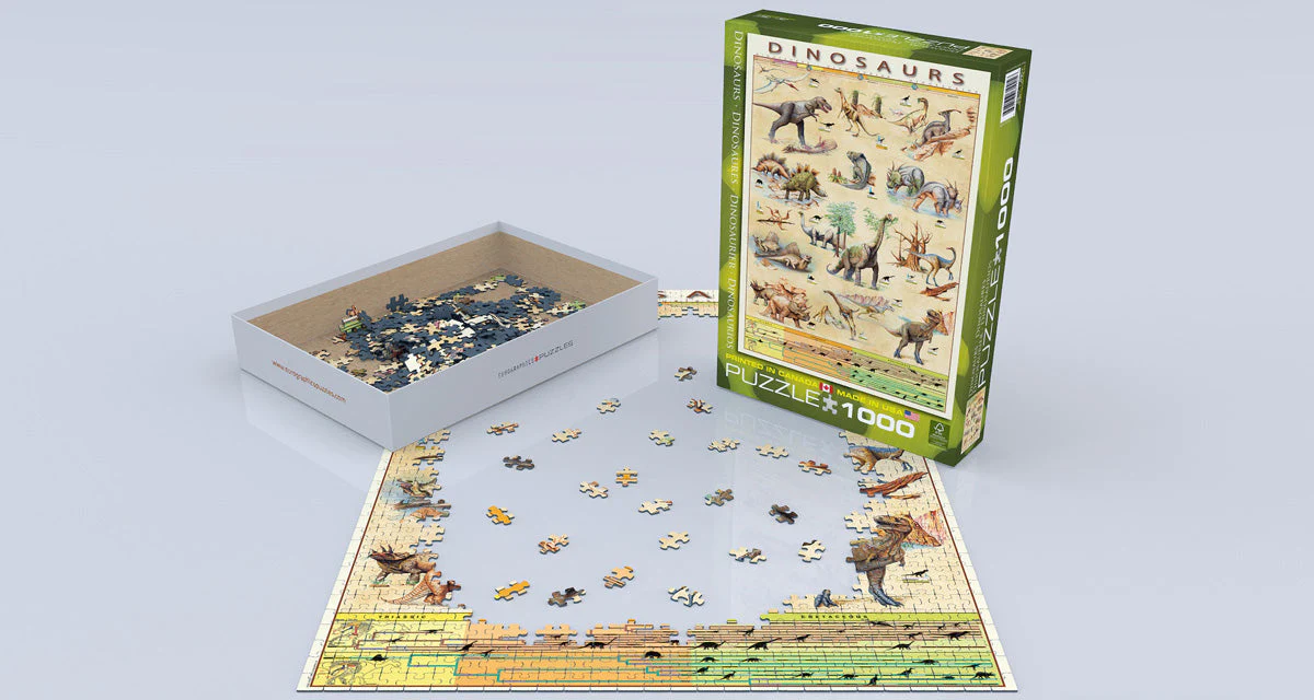 Puzzle: Natural History Charts - Dinosaurs - Image 2