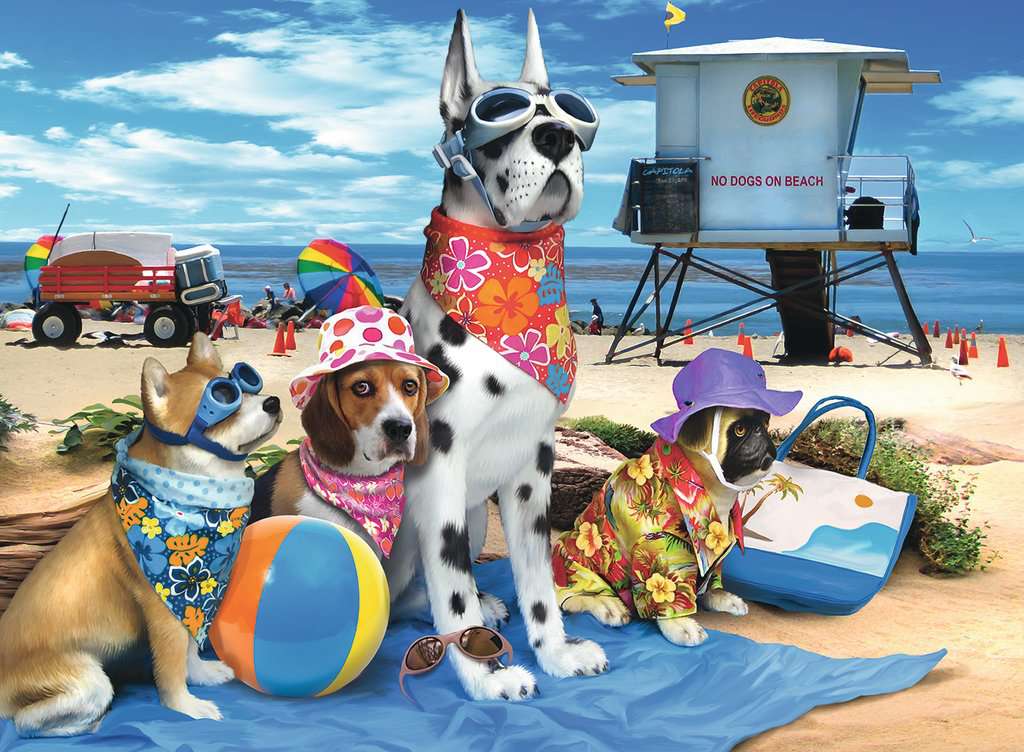 Puzzle: No Dogs on The Beach - Image 2