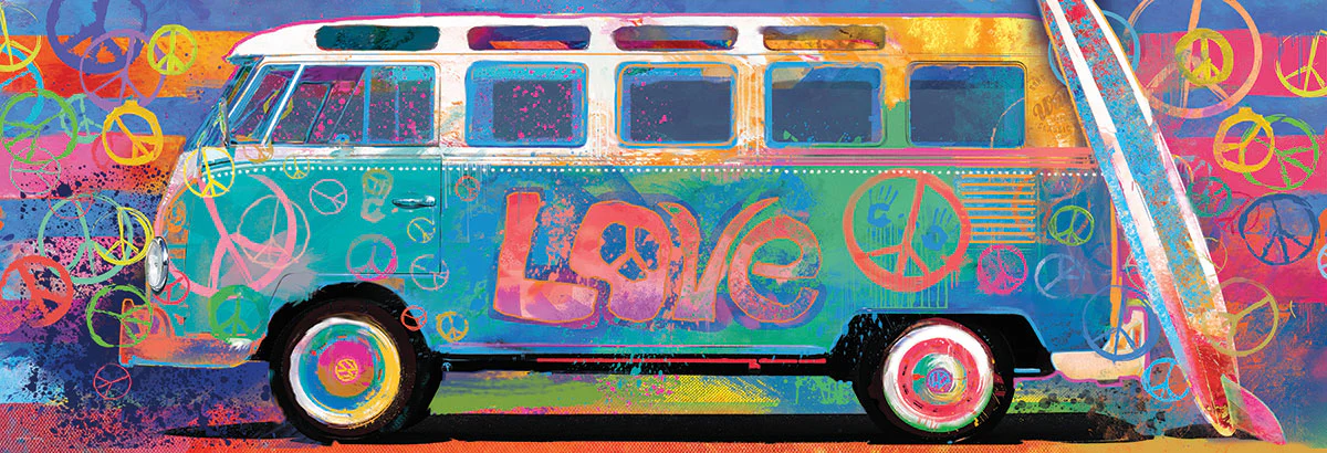 Puzzle: Panoramic Puzzles - Love Splash - Image 2