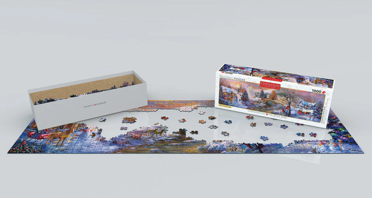 Puzzle: Panoramic Puzzles - To Grandma’s House We Go - Image 3