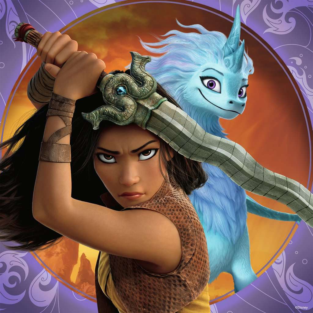 Puzzle: Raya and the Last Dragon (3 x 49pc Puzzles) - Image 2