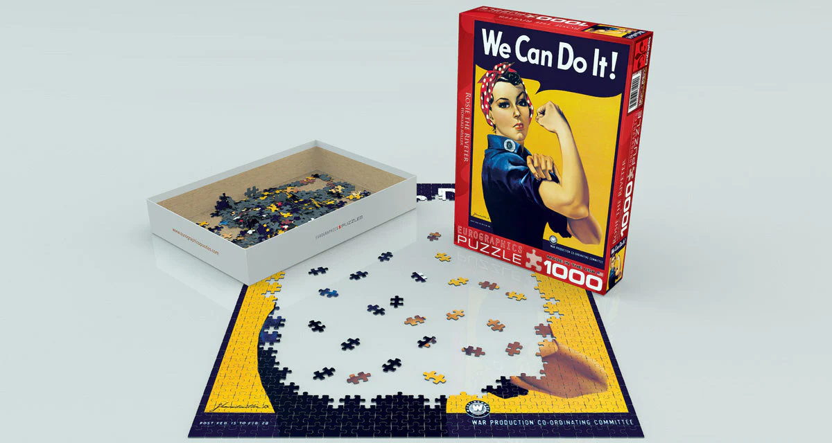 Puzzle: Rosie the Riveter by Howard Miller - Image 2