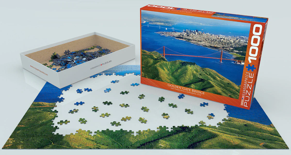 Puzzle: Scenic Photography - Golden Gate Bridge California - Image 2
