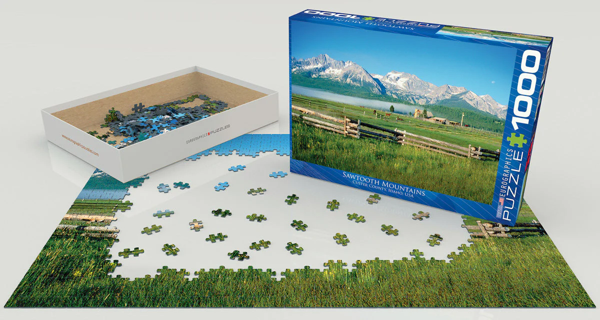 Puzzle: Scenic Photography - Sawtooth Mountains Idaho - Image 2