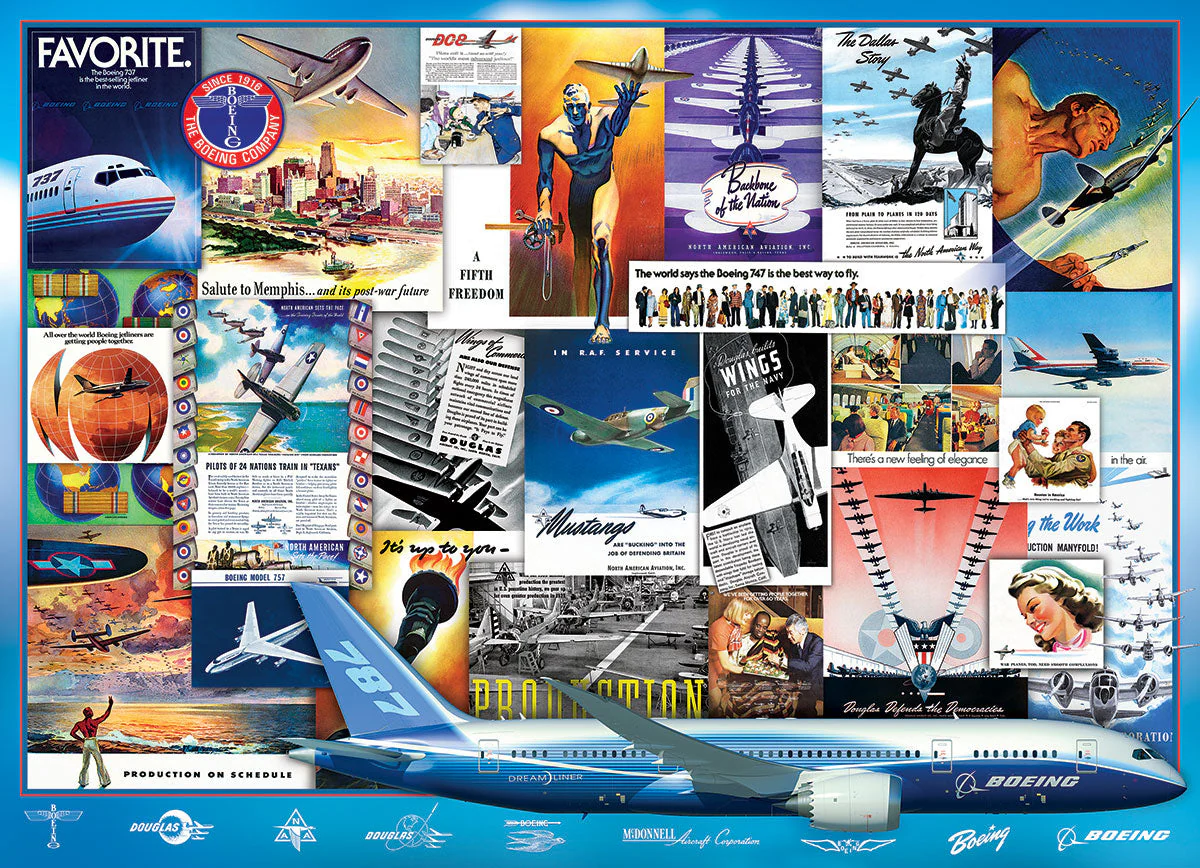Puzzle: Sea & Land Transportation - Boeing Advertising Collection - Image 3