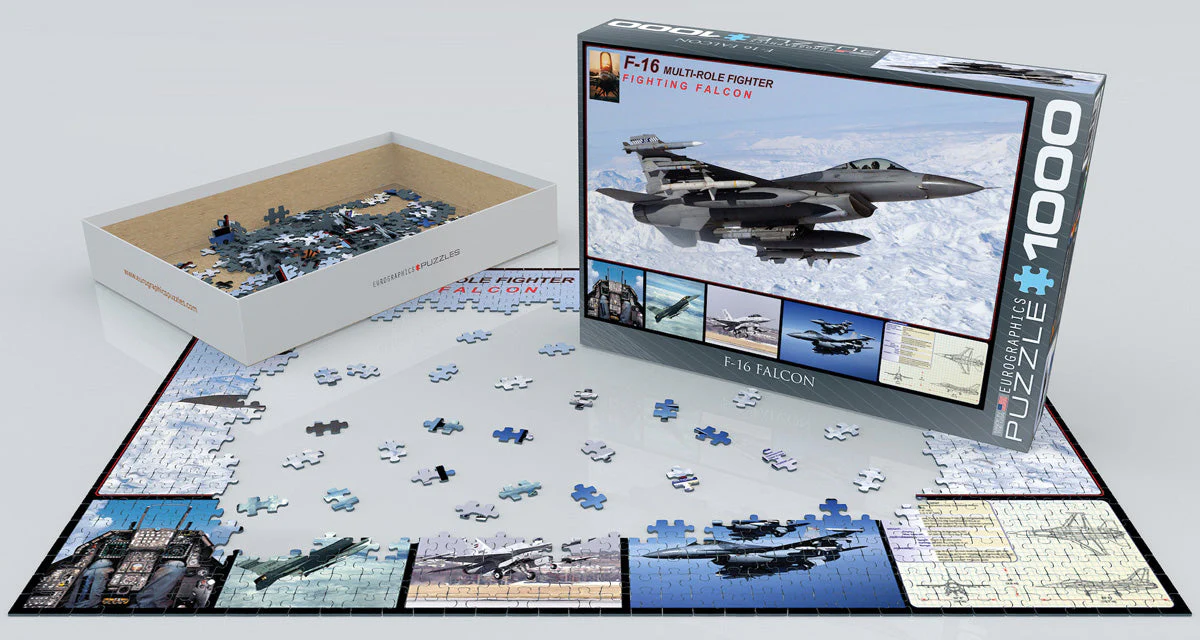 Puzzle: Sea & Land Transportation - F-16 Falcon - Image 2