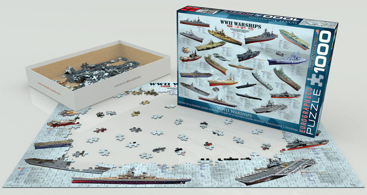 Puzzle: Sea & Land Transportation - WWII War Ships - Image 2