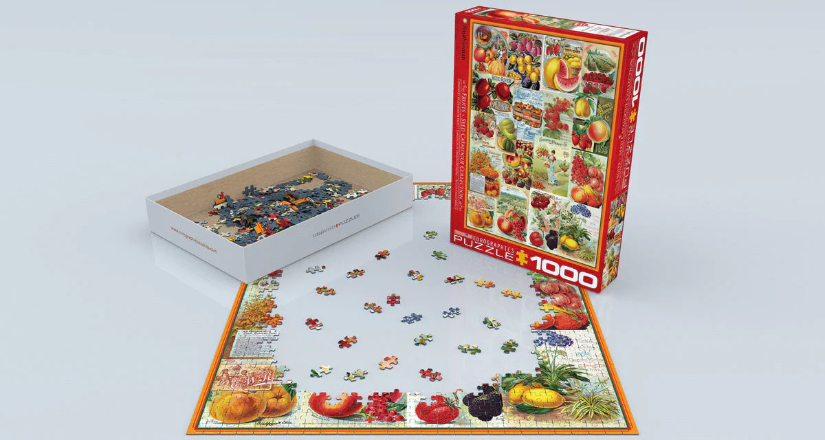 Puzzle: Seed Catalogue Collection - Fruits Seed Catalog Collection - Image 3