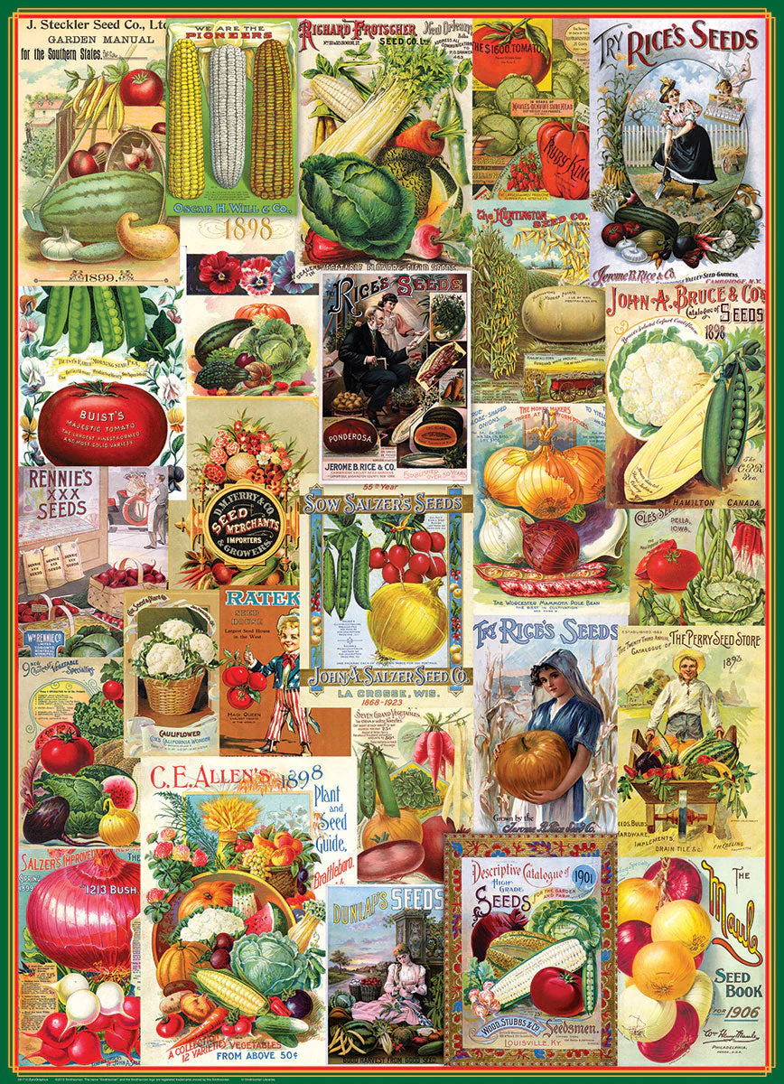 Puzzle: Seed Catalogue Collection - Vegetables Seed Catalogue Collection - Image 2