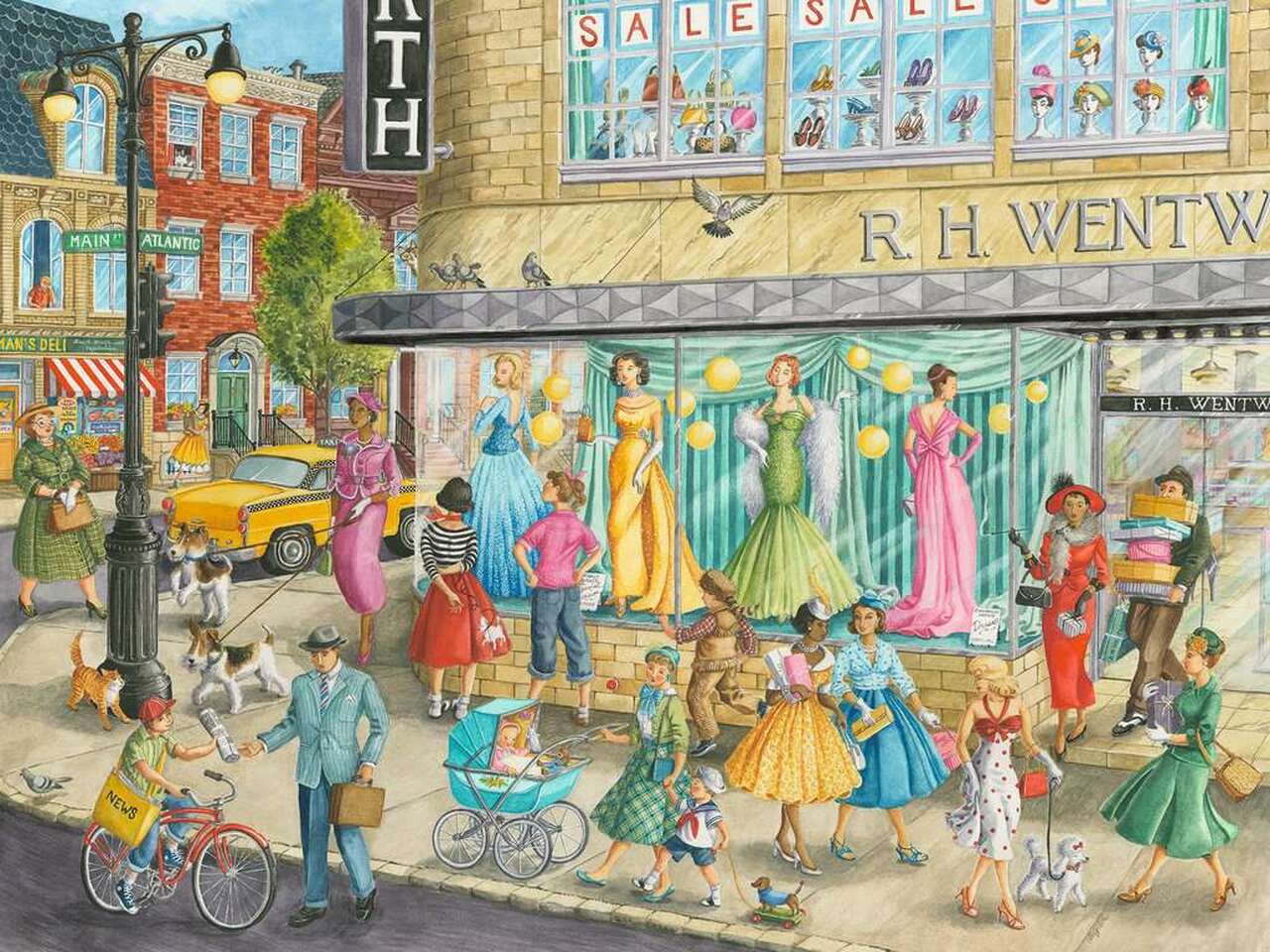 Puzzle: Sidewalk Fashion - Image 2