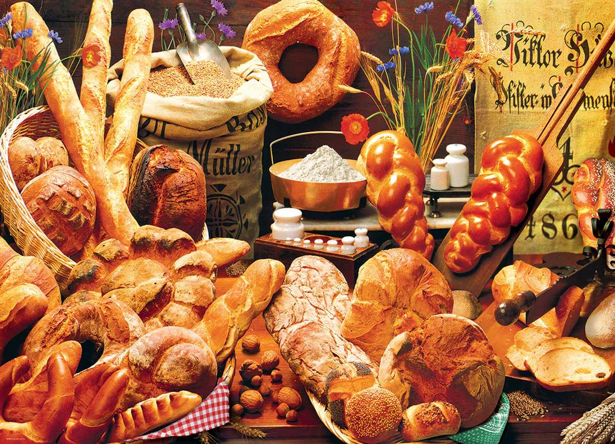 Puzzle: Sweet Rainbow & Party - Bread Table - Image 2