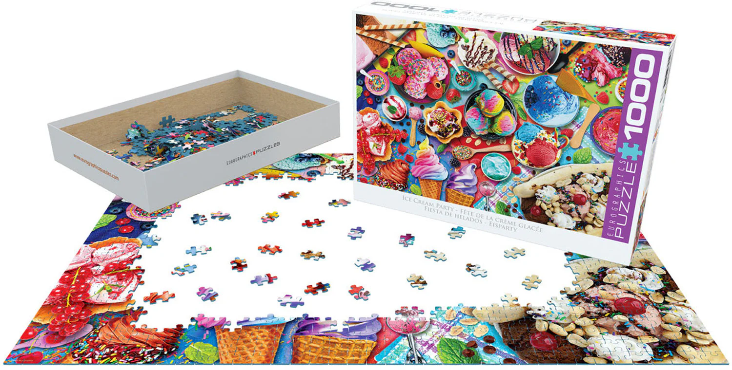 Puzzle: Sweet Rainbow & Party - Ice Cream Party - Image 2