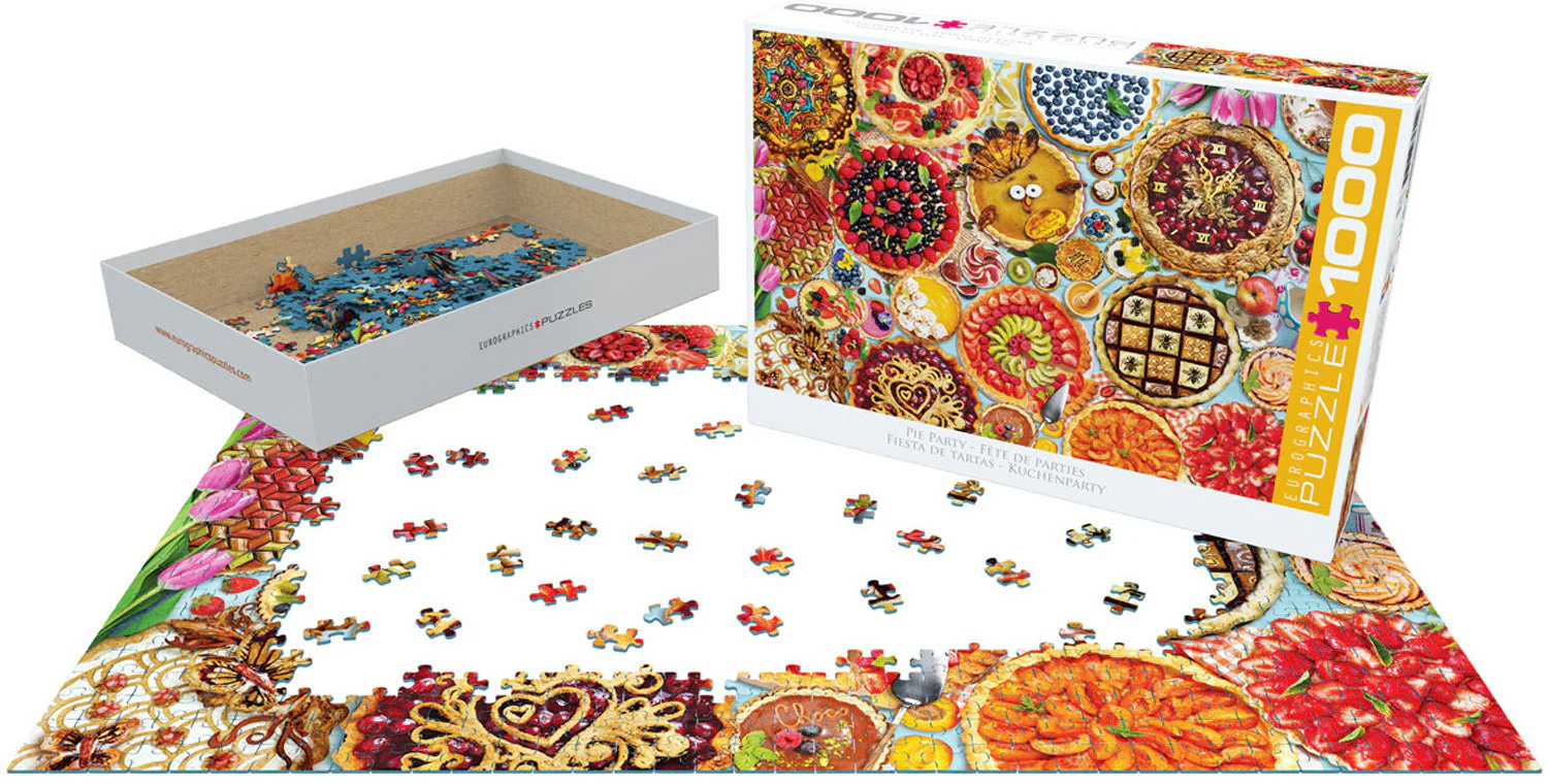 Puzzle: Sweet Rainbow & Party - Pies Table - Image 2