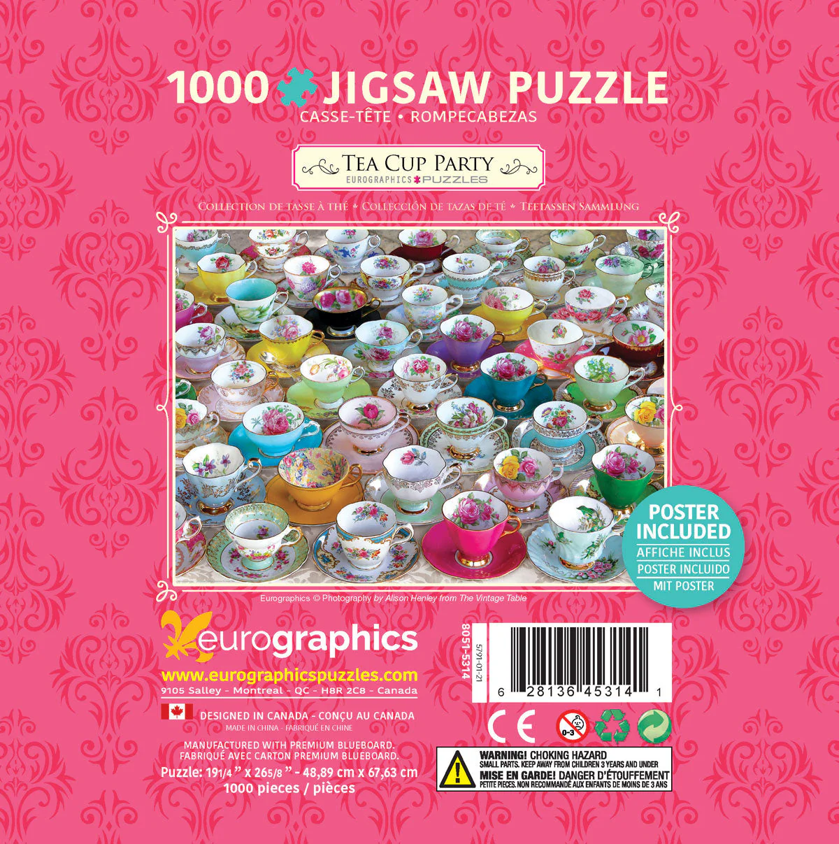 Puzzle: Tea Cup Party Tin - Image 3