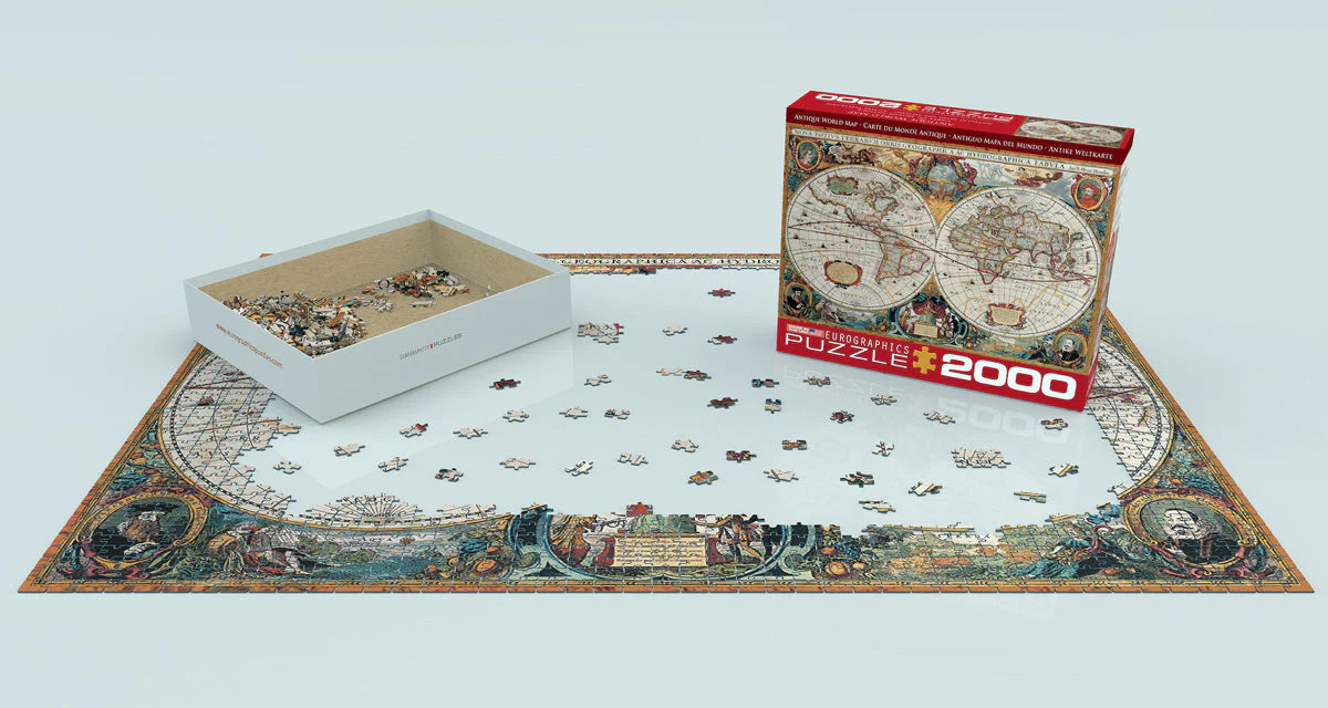 Puzzle: The BIG Puzzle Collection - Antique World Map - Image 2
