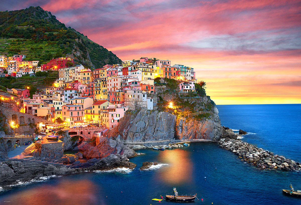 Puzzle: The BIG Puzzle Collection - Manarola at Dusk, Italy - Image 2