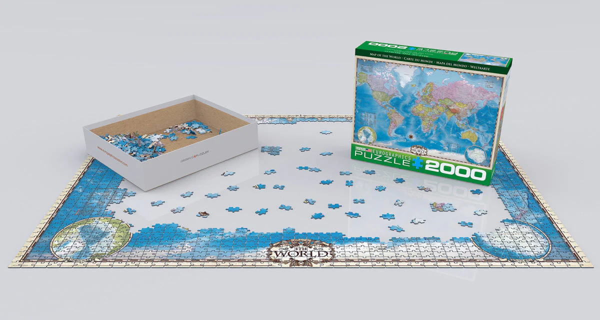 Puzzle: The BIG Puzzle Collection - Map of the World - Image 2