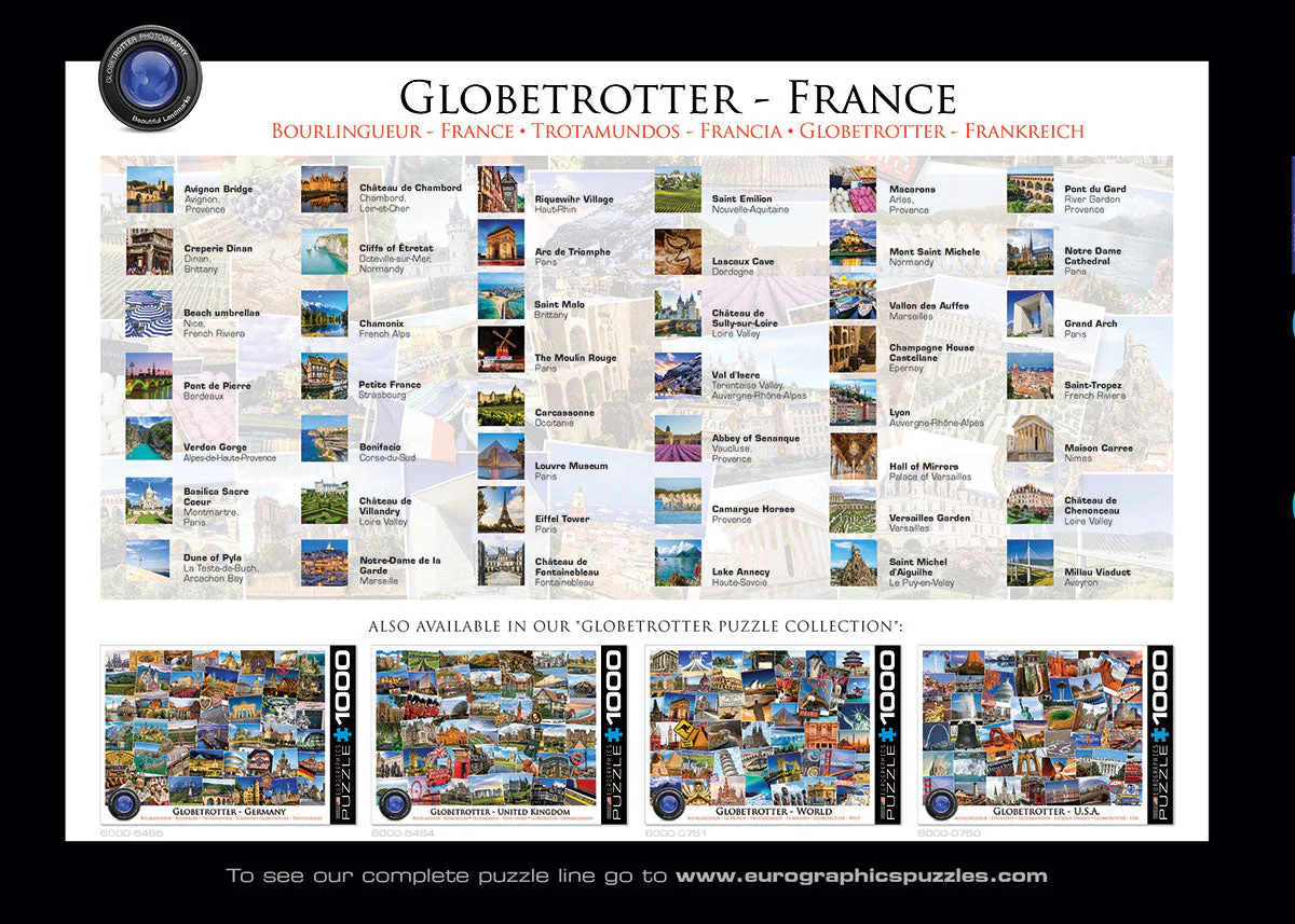 Puzzle: The Globetrotter Collection - Globetrotter France - Image 2