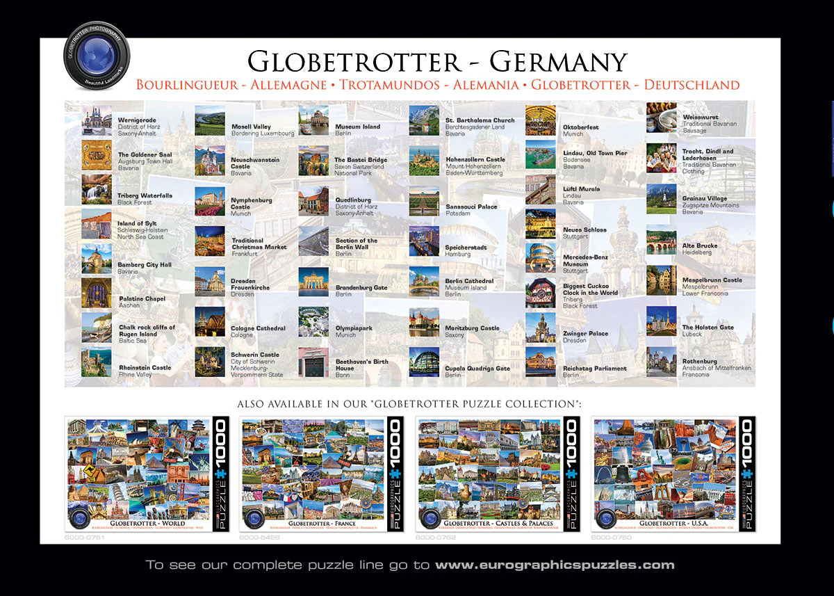 Puzzle: The Globetrotter Collection - Globetrotter Germany - Image 3