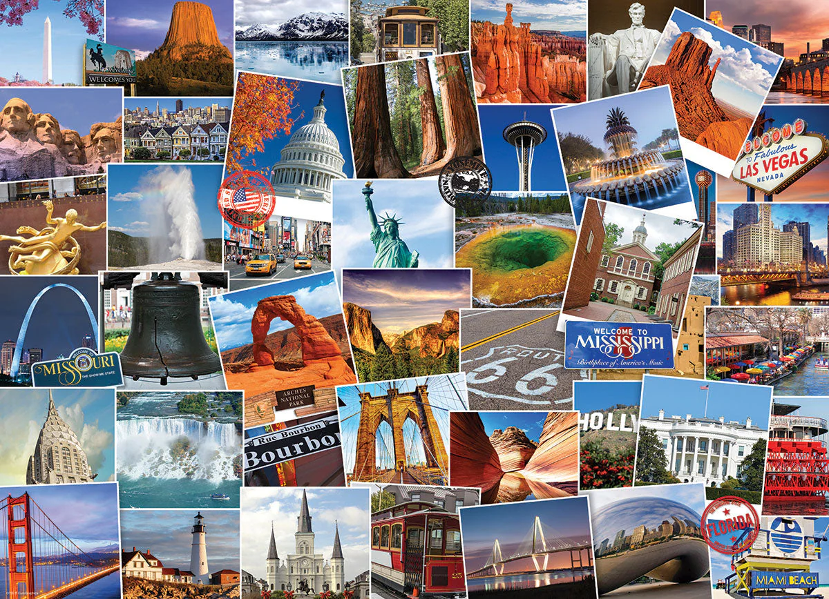 Puzzle: The Globetrotter Collection - Globetrotter USA - Image 2