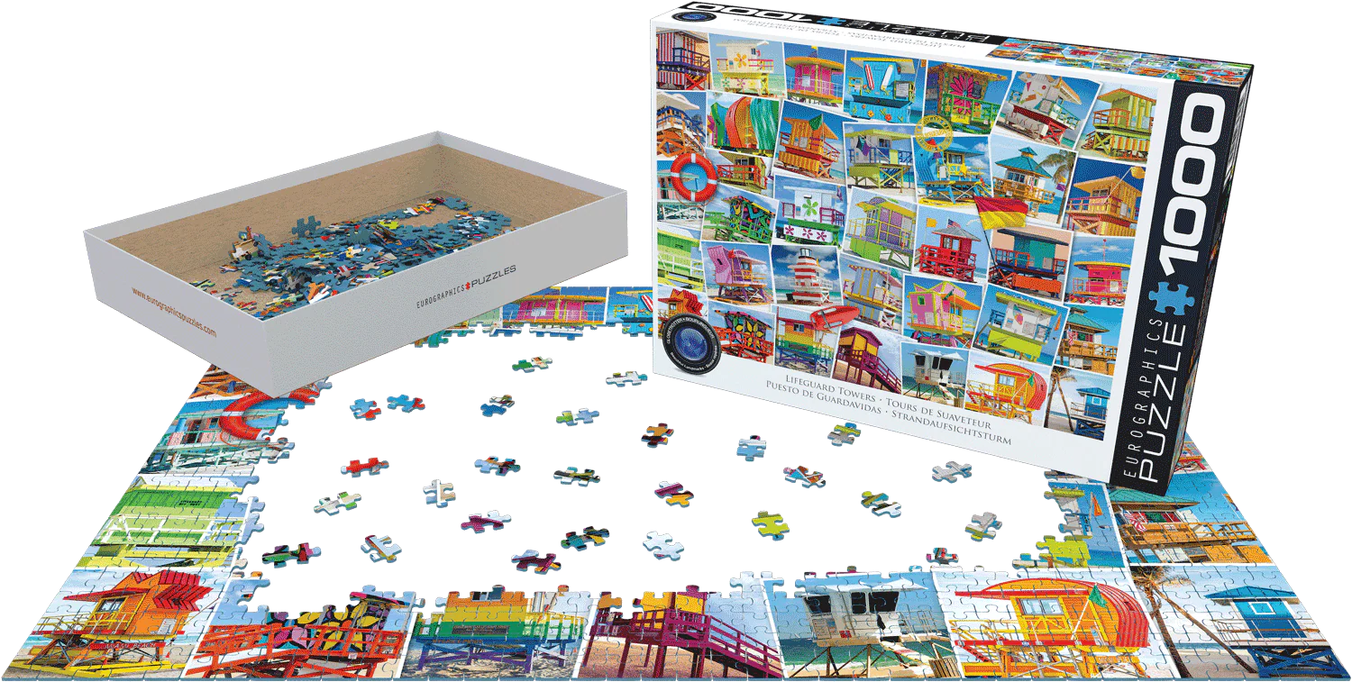 Puzzle: The Globetrotter Collection - Lifeguard Posts - Image 2