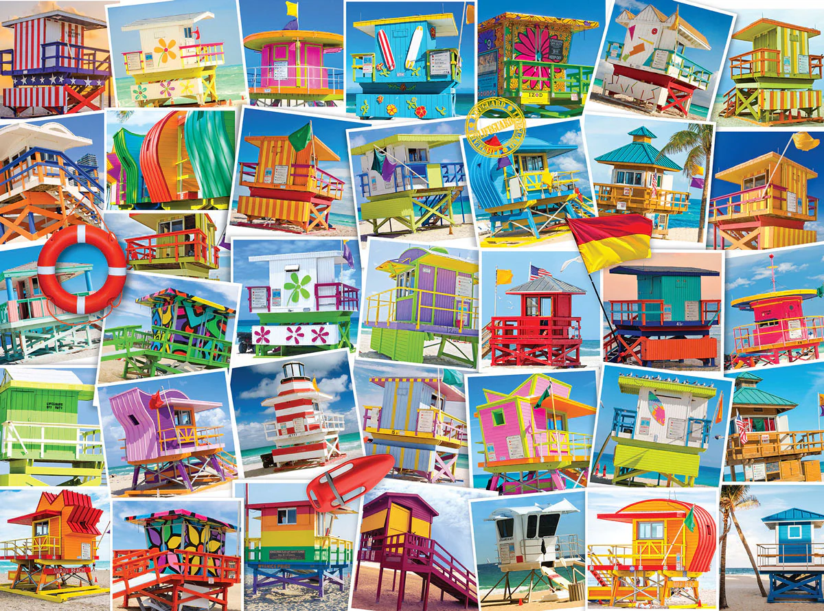 Puzzle: The Globetrotter Collection - Lifeguard Posts - Image 3