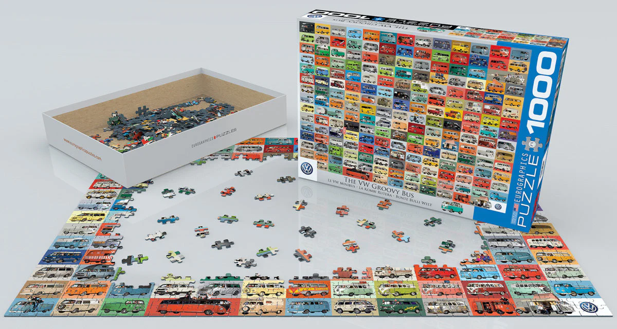 Puzzle: The VW Groovy Collection - The VW Groovy Bus - Image 2