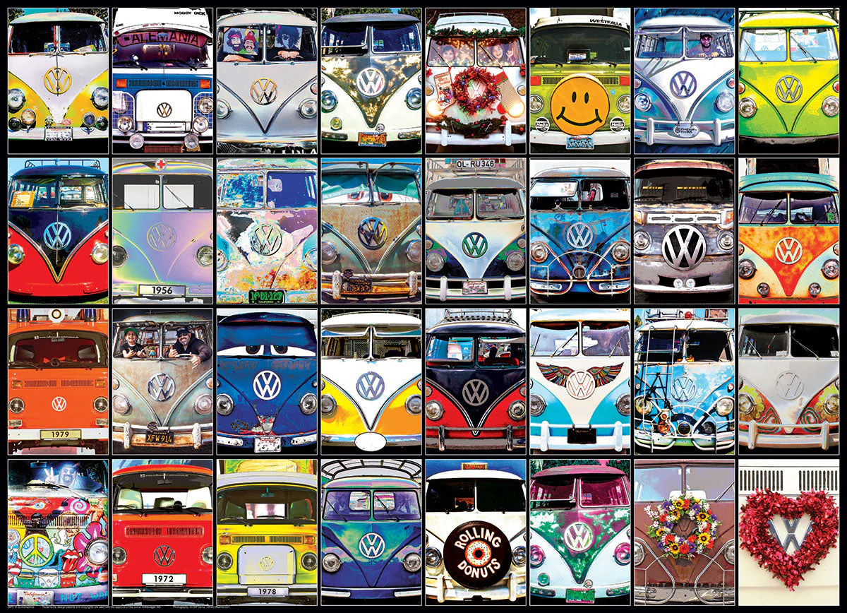 Puzzle: The VW Groovy Collection - VW Cool Faces - Image 2