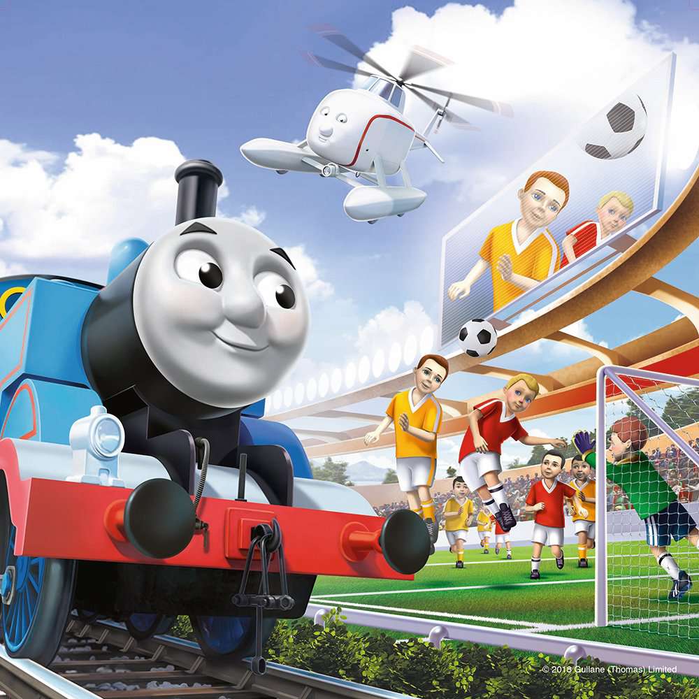 Puzzle: Thomas & Friends - Thomas Watches Soccer - Image 2